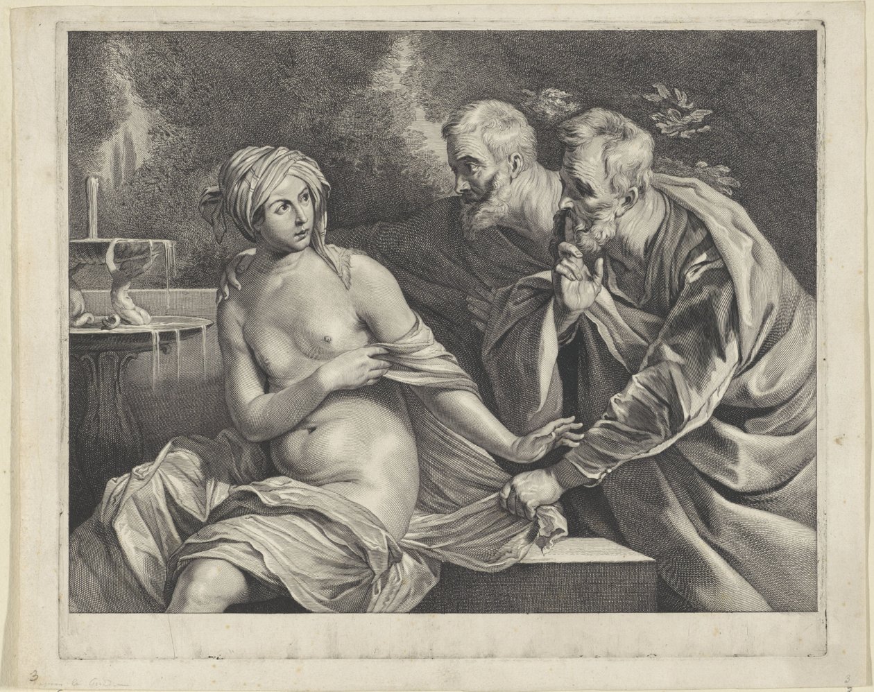 Susanna og de ældste af Cornelis Visscher (II)