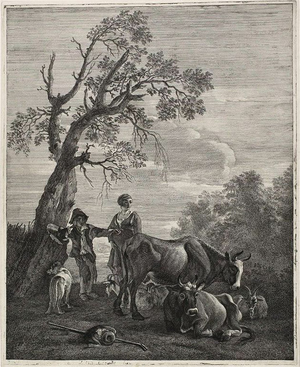 En hvilende flok af Cornelis Visscher