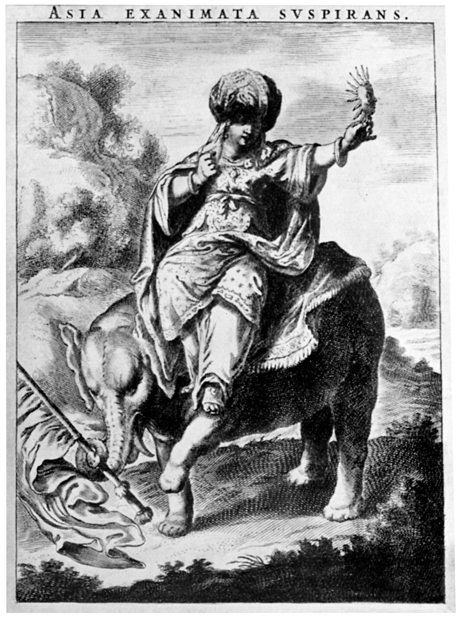 Allegorisk syn på Asien, begyndelsen af det 20. århundrede 1926. af Cornelis Visscher