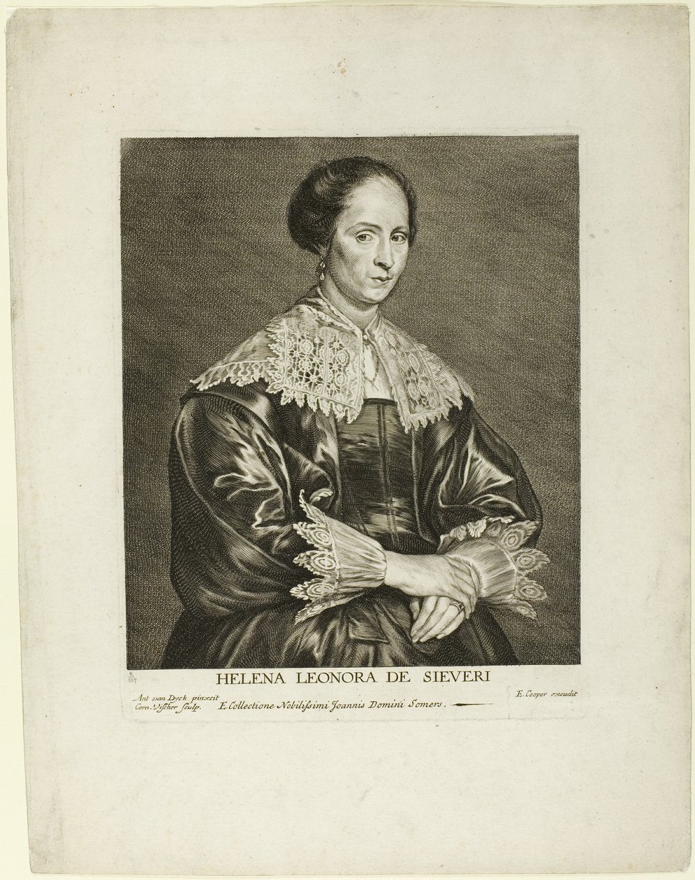 Helena-Leonora de Sieveri af Cornelis Visscher