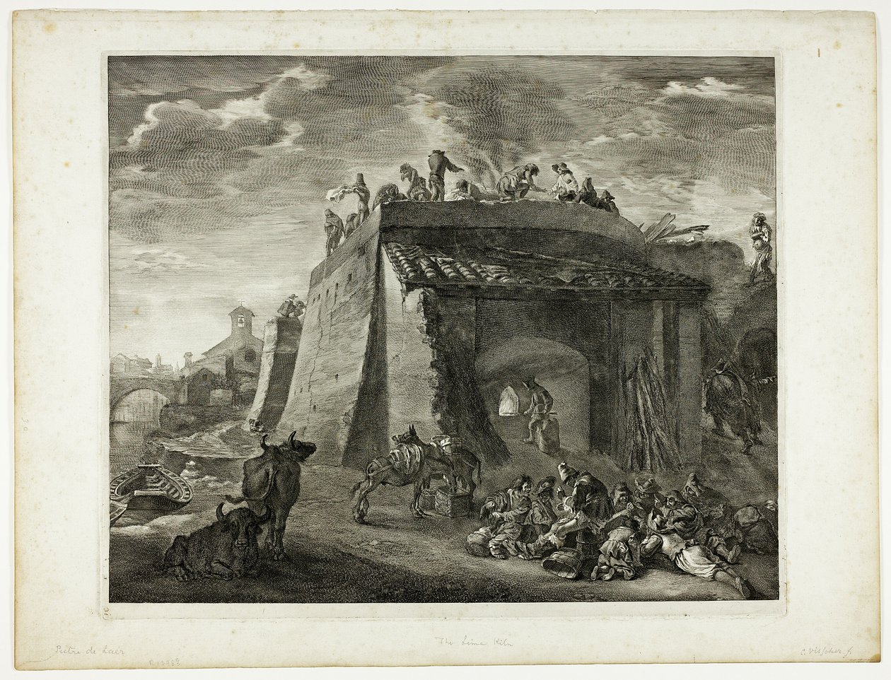Kalkovn, fra kabinet Reynst af Cornelis Visscher
