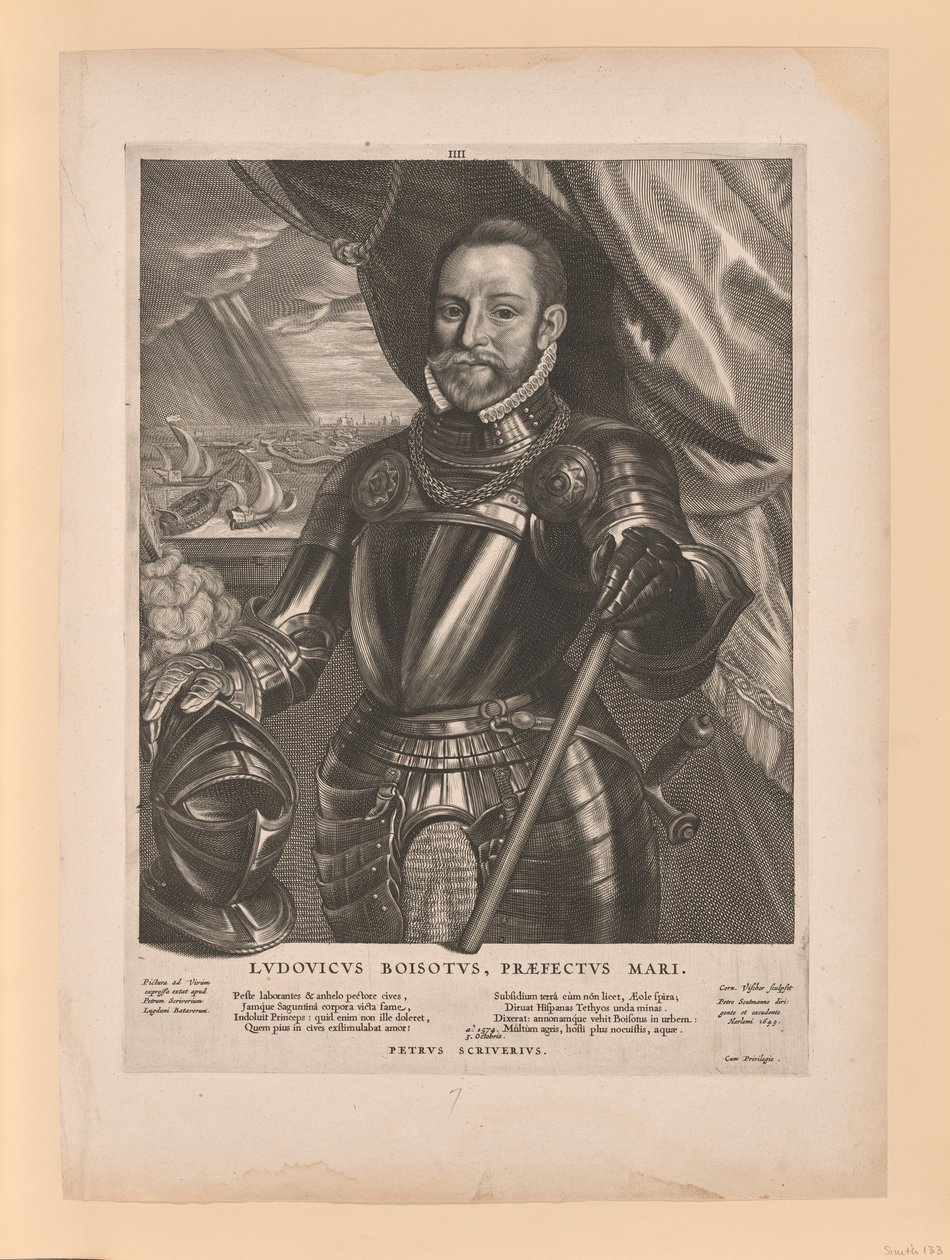Louis af Boisot, admiral af Zeeland, fra Quatuor Personae af Cornelis Visscher