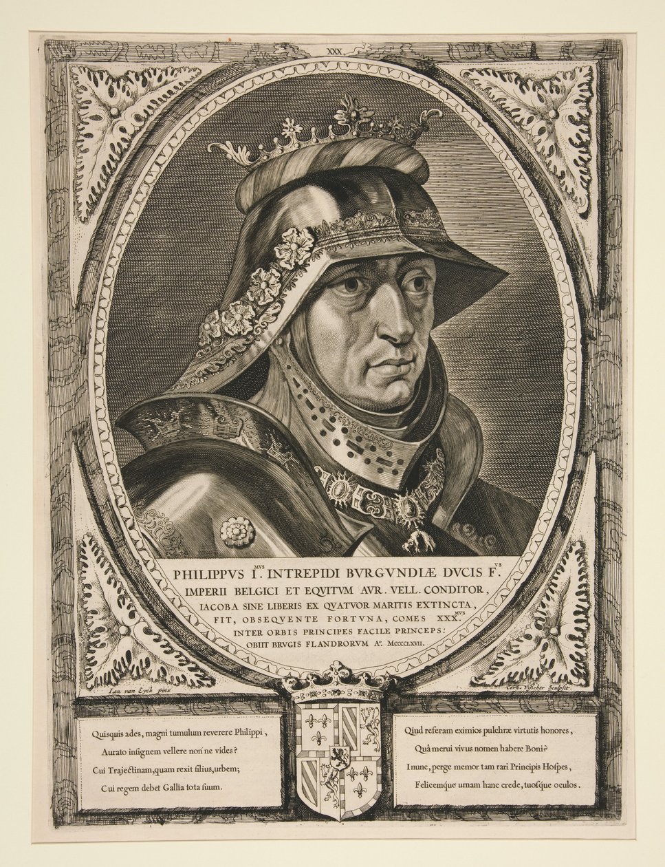 Filip 1. (Filip den Gode) af Cornelis Visscher