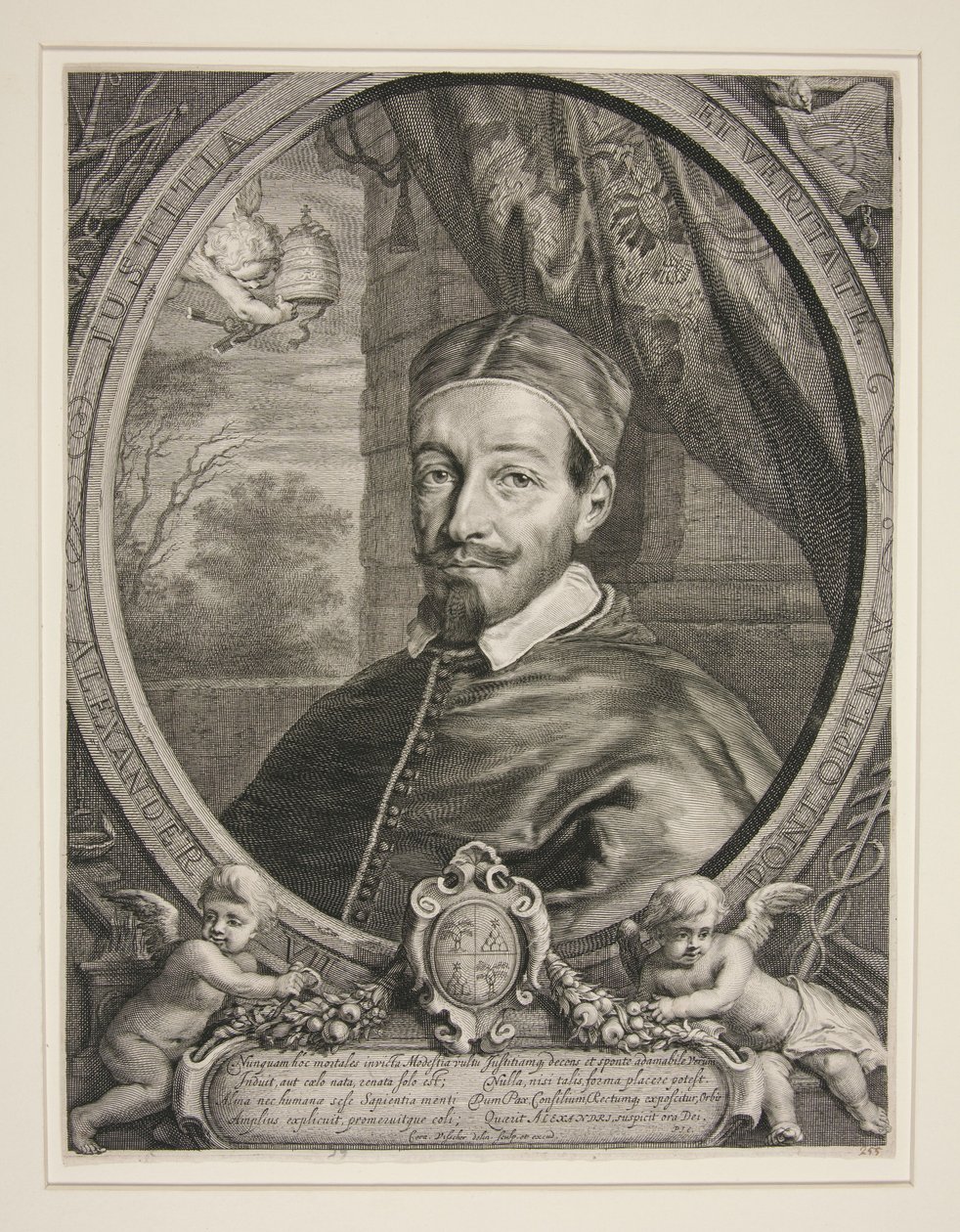 Pave Alexander VII, Fabio Chigi (1599-1667) af Cornelis Visscher