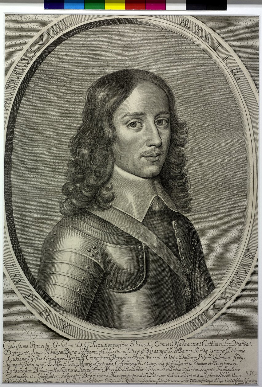 Prins af Oranien William II af Cornelis Visscher
