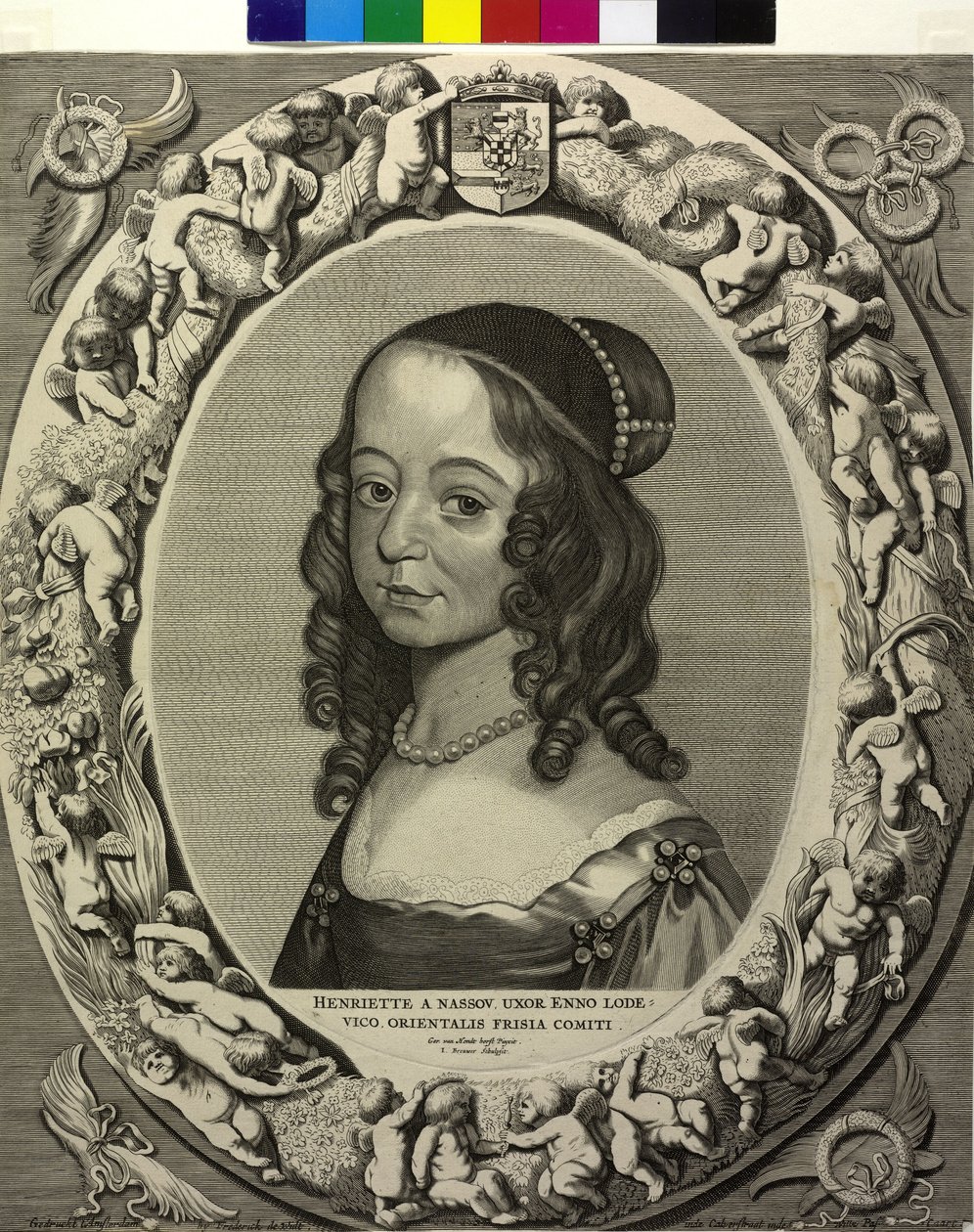 Prinsesse af Orange Henriette Katharina af Cornelis Visscher