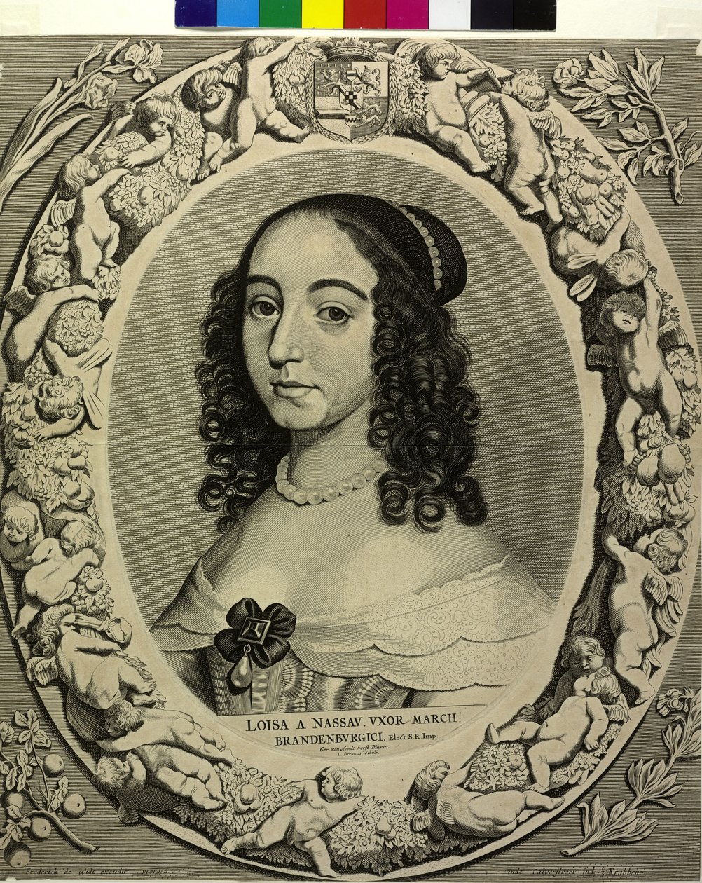 Prinsesse af Orange Louise Henriette af Cornelis Visscher