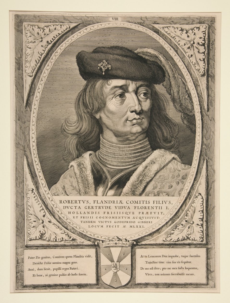 Robert, søn af greven af ​​Flandern af Cornelis Visscher