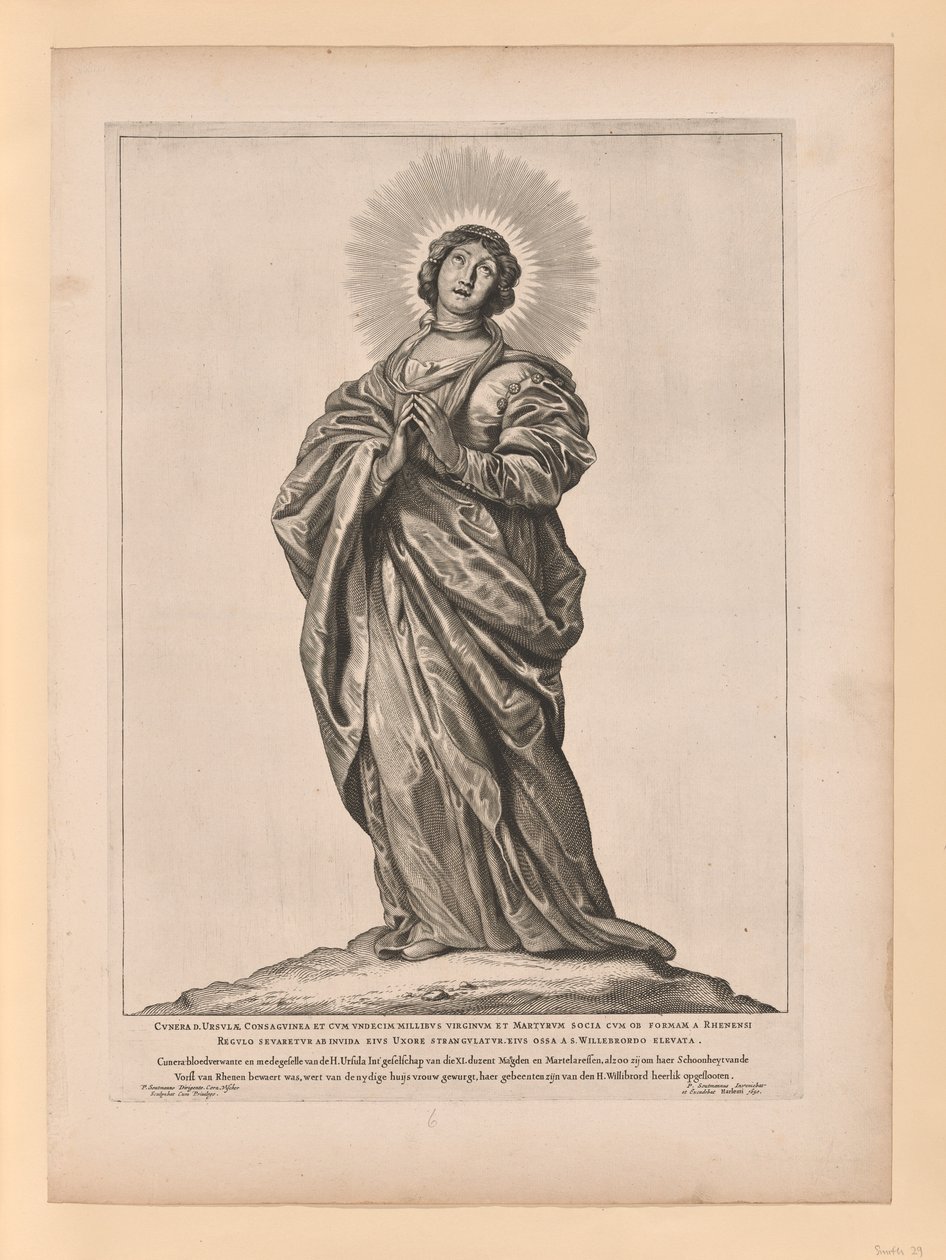 Sankt Cunera, fra Helgener i det nordlige og sydlige Holland af Cornelis Visscher