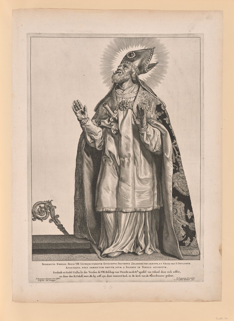 Sankt Gregor af Utrecht, fra Helgener i det nordlige og sydlige Holland af Cornelis Visscher