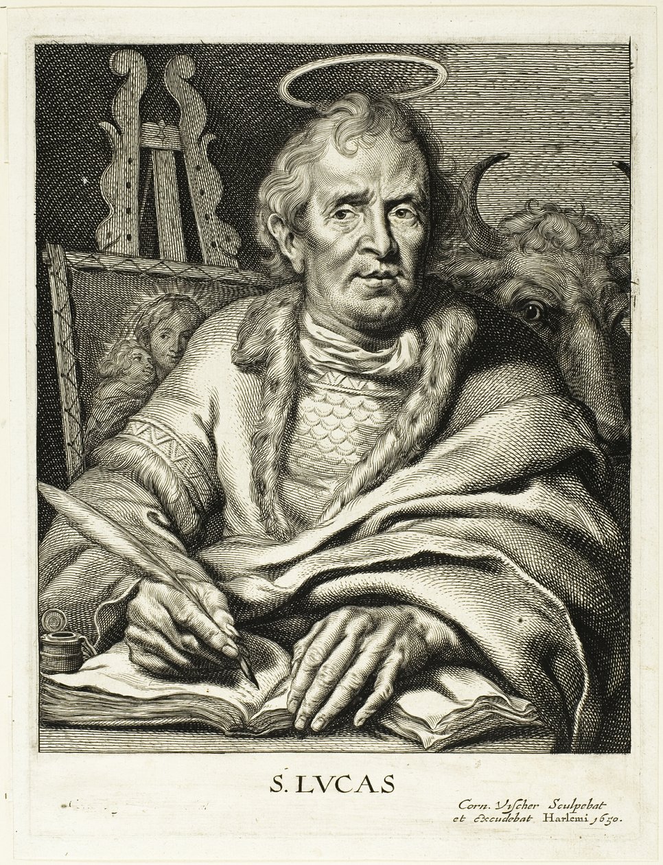 Sankt Lukas af Cornelis Visscher