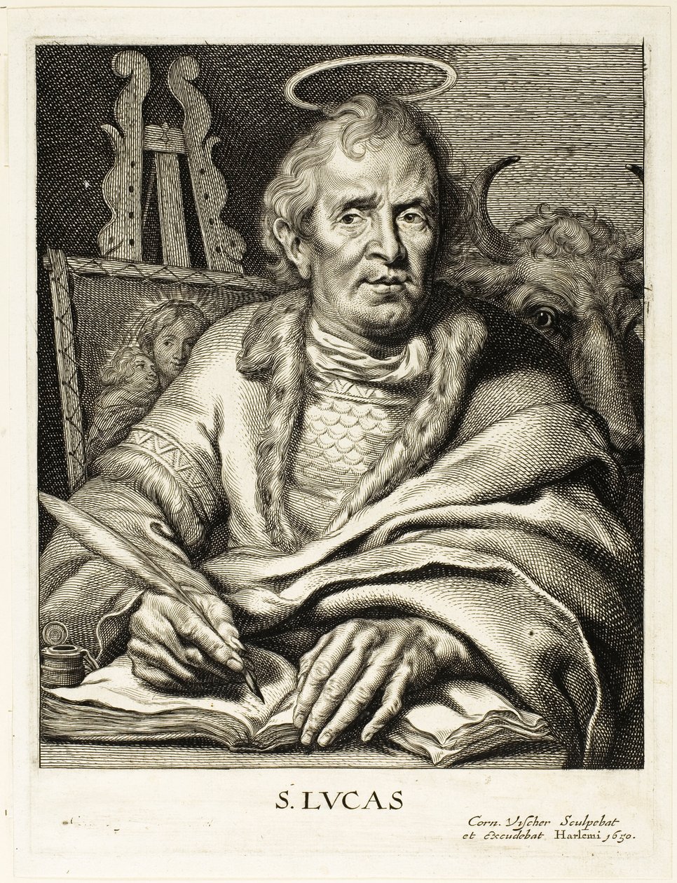Sankt Lukas af Cornelis Visscher