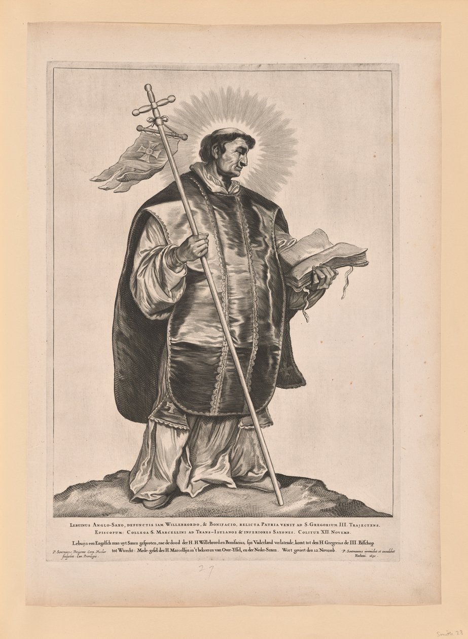 Sankt Marcellinus, fra Helgener i det nordlige og sydlige Holland af Cornelis Visscher