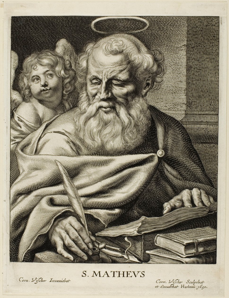 Sankt Matthæus af Cornelis Visscher