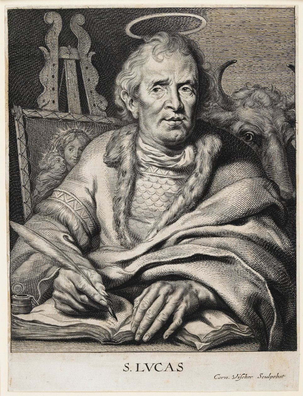 St. Luke af Cornelis Visscher