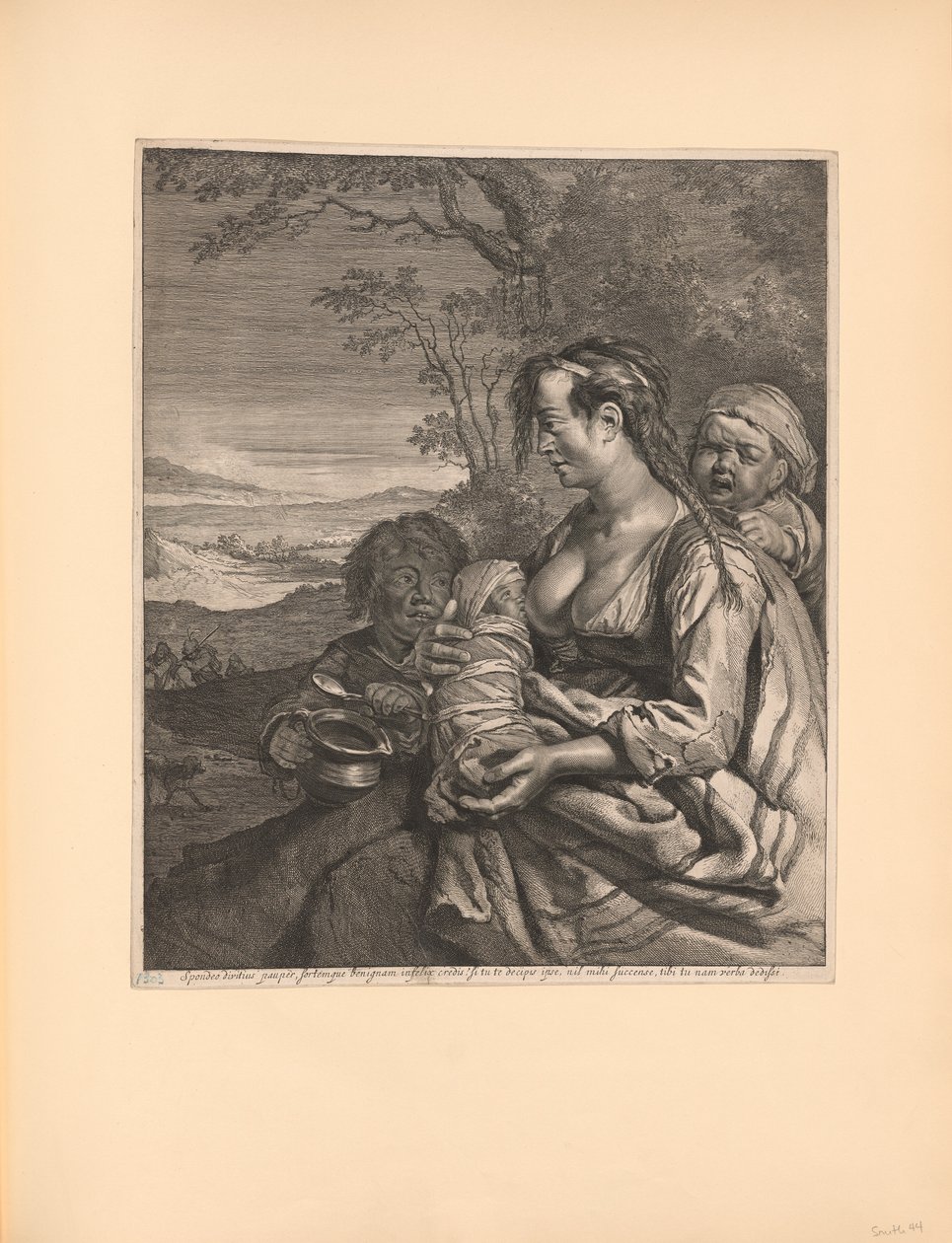 Den bohemeagtige kvinde af Cornelis Visscher
