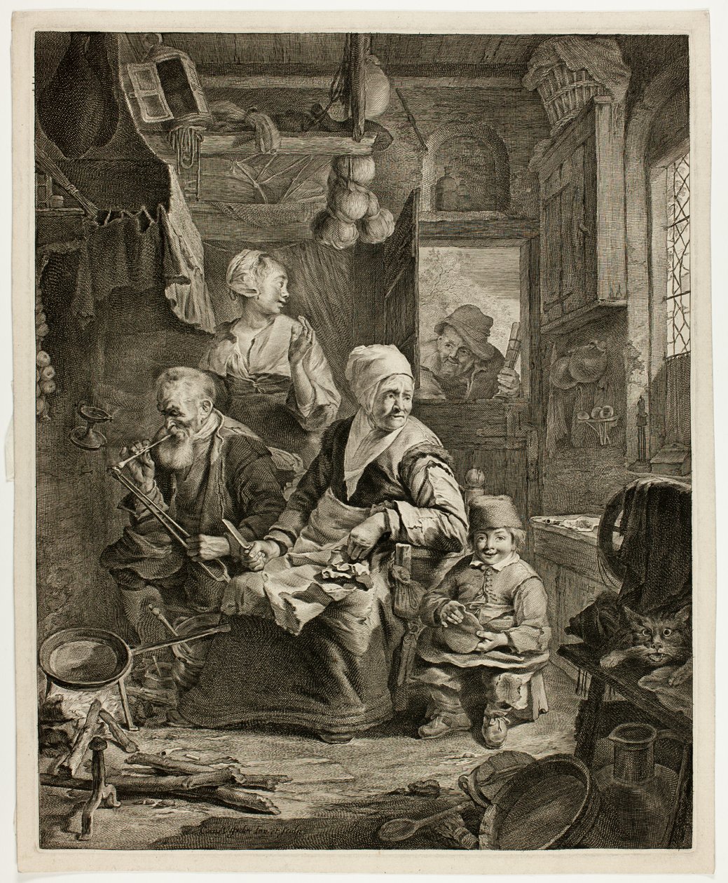 Pandekage-kvinden af Cornelis Visscher