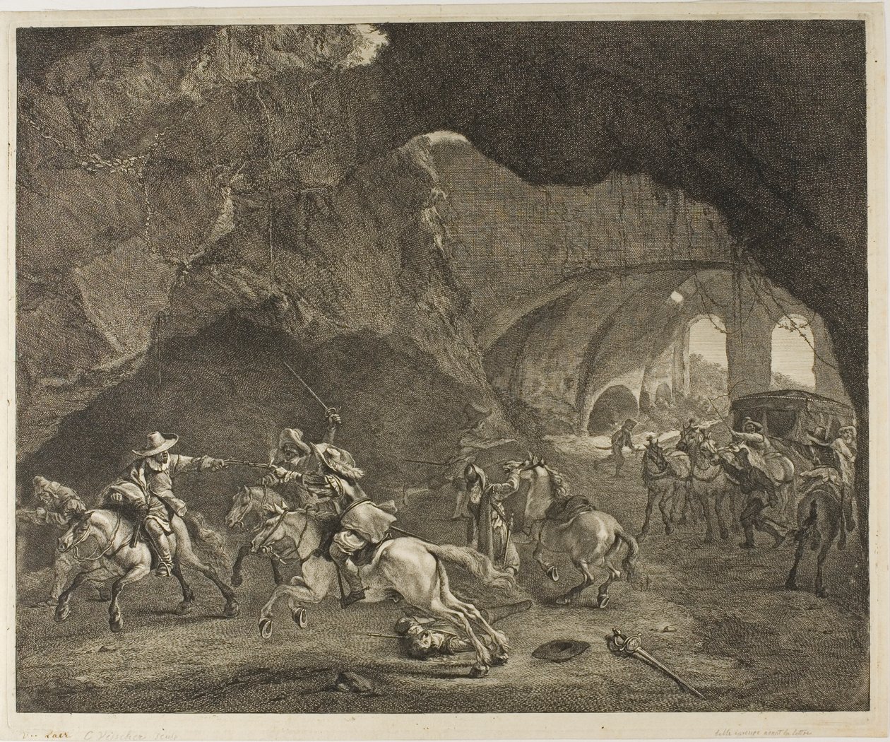Pistolskuddet af Cornelis Visscher