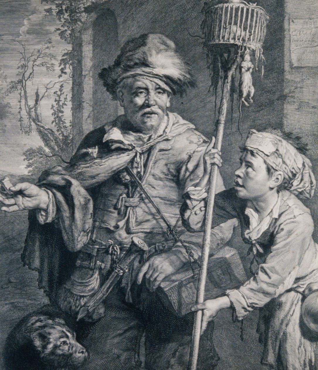 Den omrejsende sælger af rottegift af Cornelis Visscher