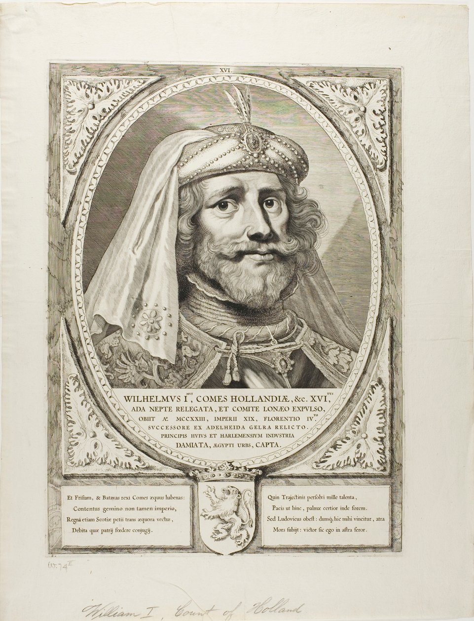 William I, fra Principes Hollandiae, Zelandiae, et Frisiae af Cornelis Visscher