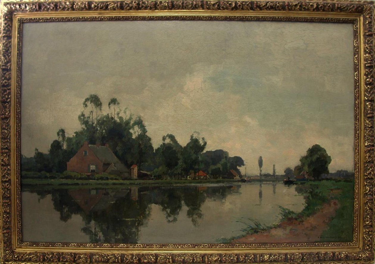Amstel ved Ouderkerk af Cornelis Vreedenburgh