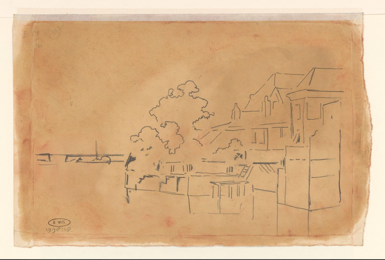 Haus am Wasser af Cornelis Vreedenburgh