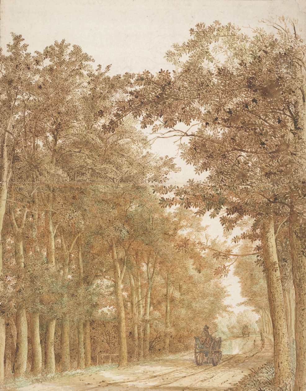 Sti gennem en skov, ca. 1638-42 af Hendrick Cornelisz. Vroom