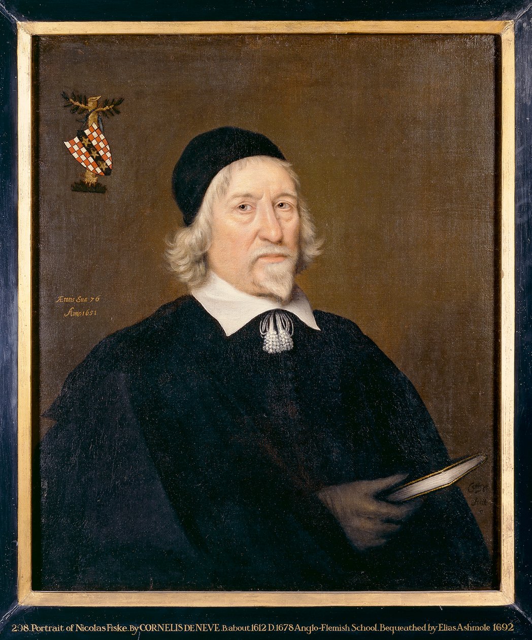 Portræt af en mand, kaldet Nicholas Fiske, 1651 af Cornelis de Neve