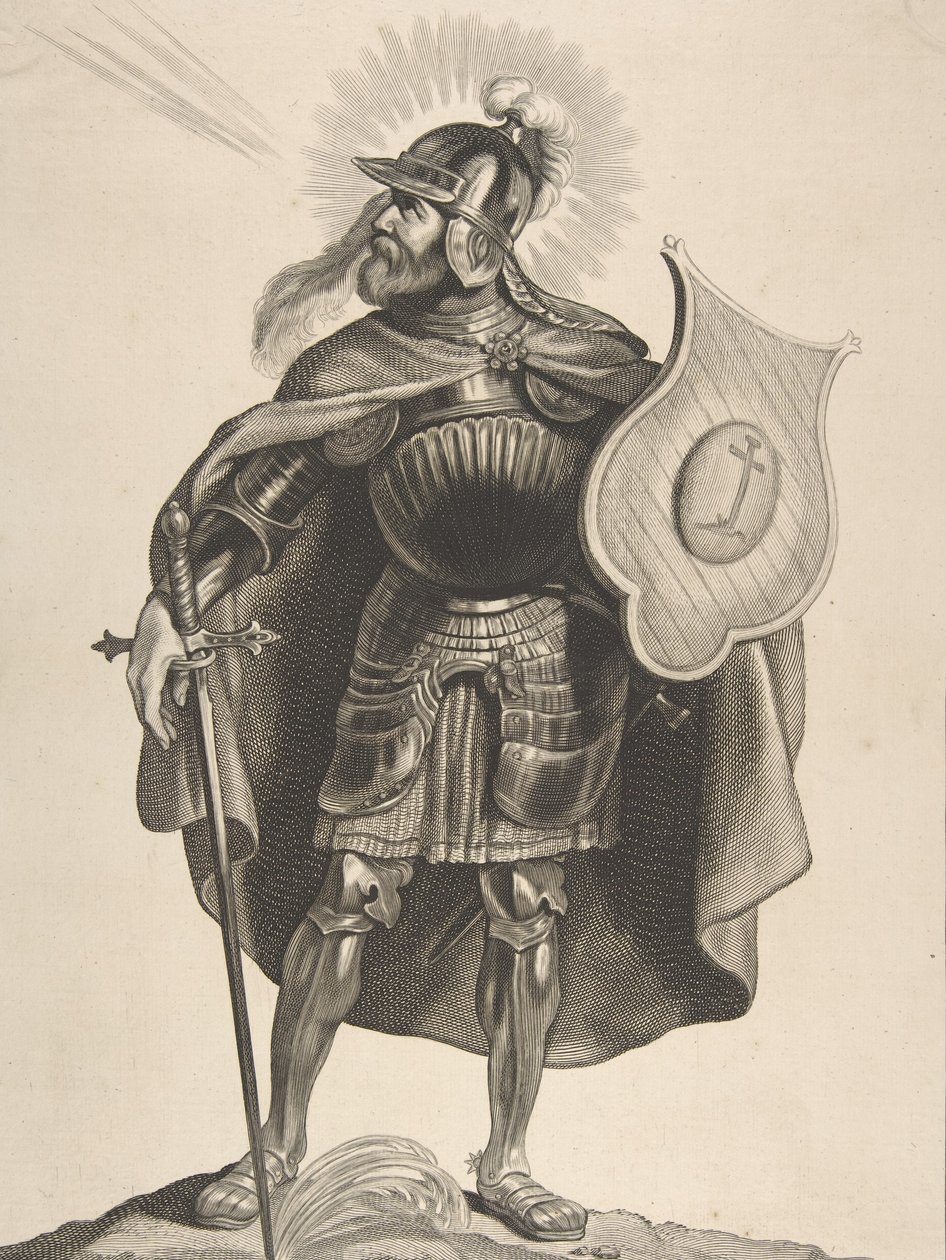 Sankt Gangulphus, 1650. af Cornelis de Visscher