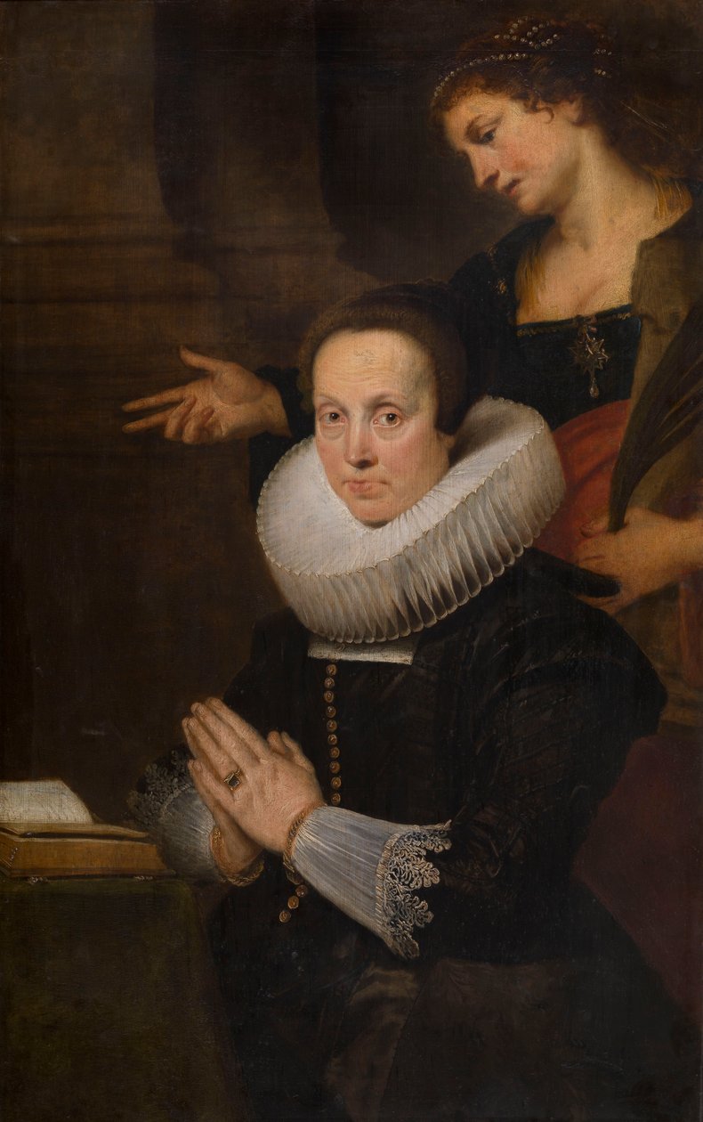 Barbara Kegeleers og Sankt Barbara af Cornelis de Vos