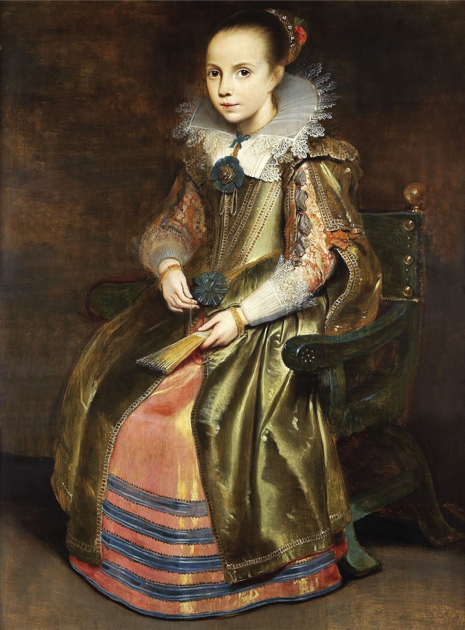 Elisabeth Vekemans som lille pige af Cornelis de Vos
