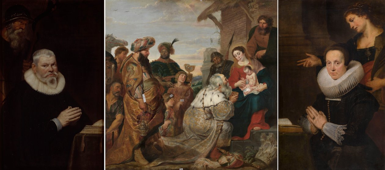 Epitafium over Willem van Meerbeeck og hans hustru Barbara Kegeleers af Cornelis de Vos