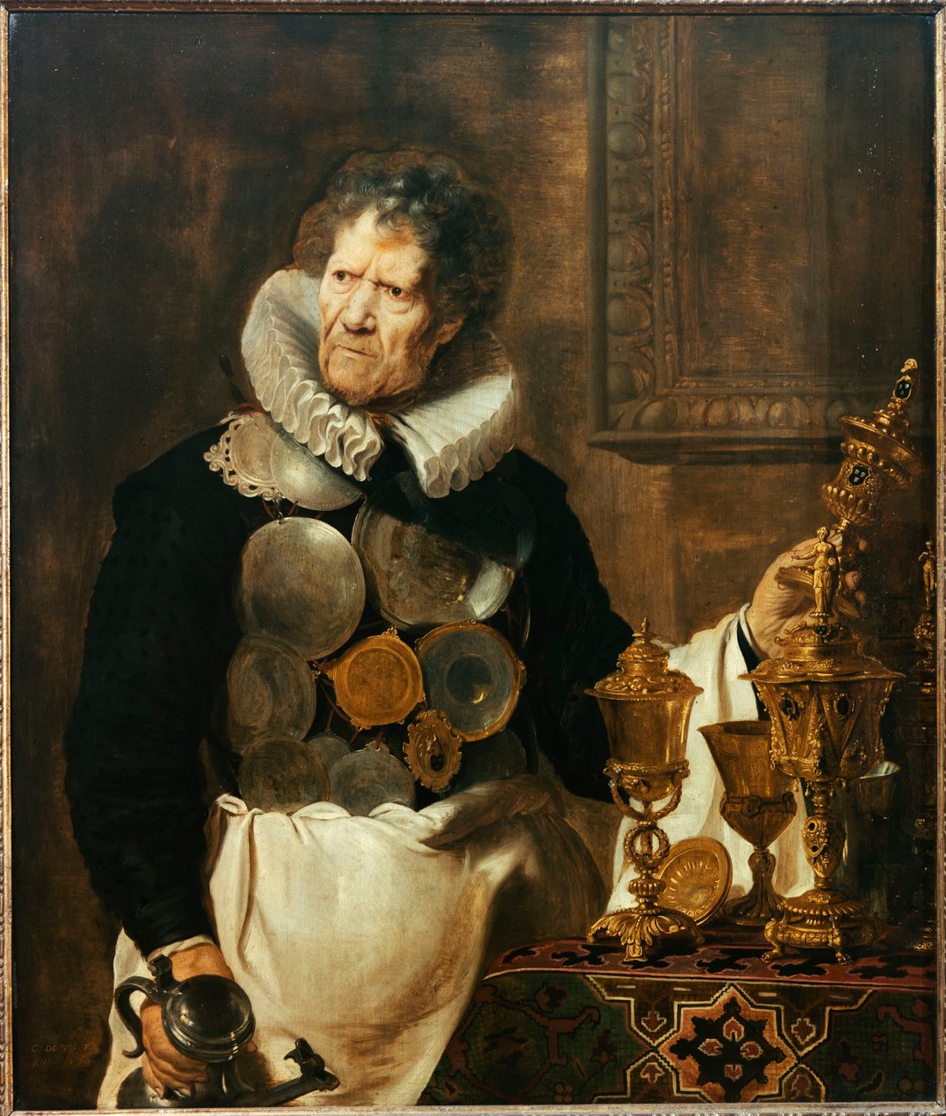 Portræt af Abraham Grapheus 1550-1624, 1620. af Cornelis de Vos