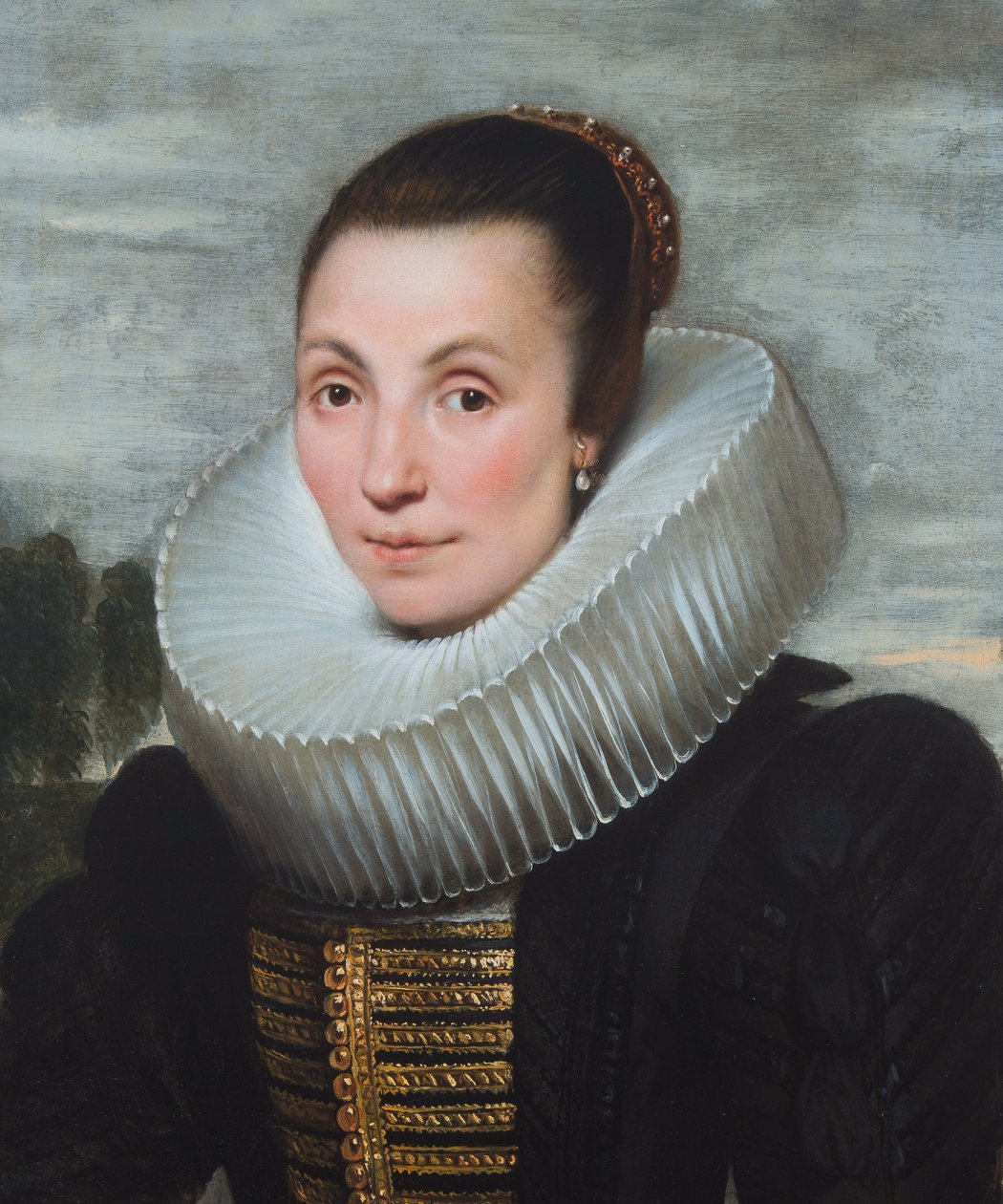 Portræt af en dame af Cornelis de Vos