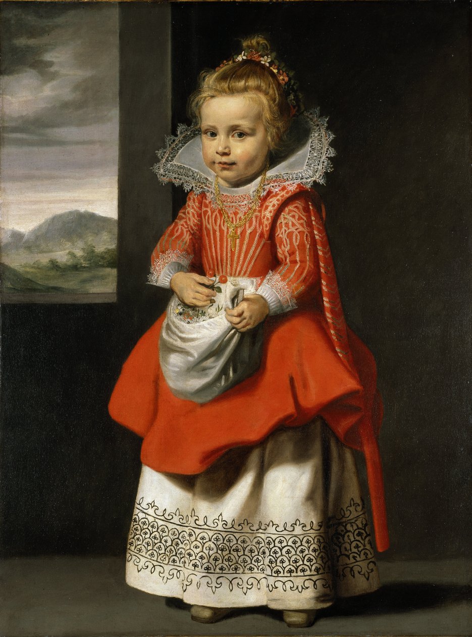 Portræt af kunstnerens datter, Magdalena de Vos, ca. 1623-24 (olie på lærred) af Cornelis de Vos