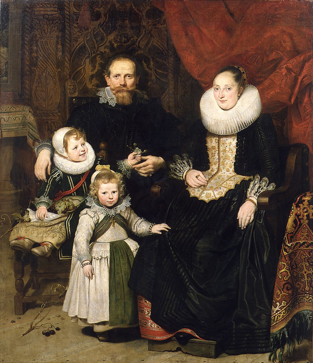 Selvportræt med familien, 1621. af Cornelis de Vos