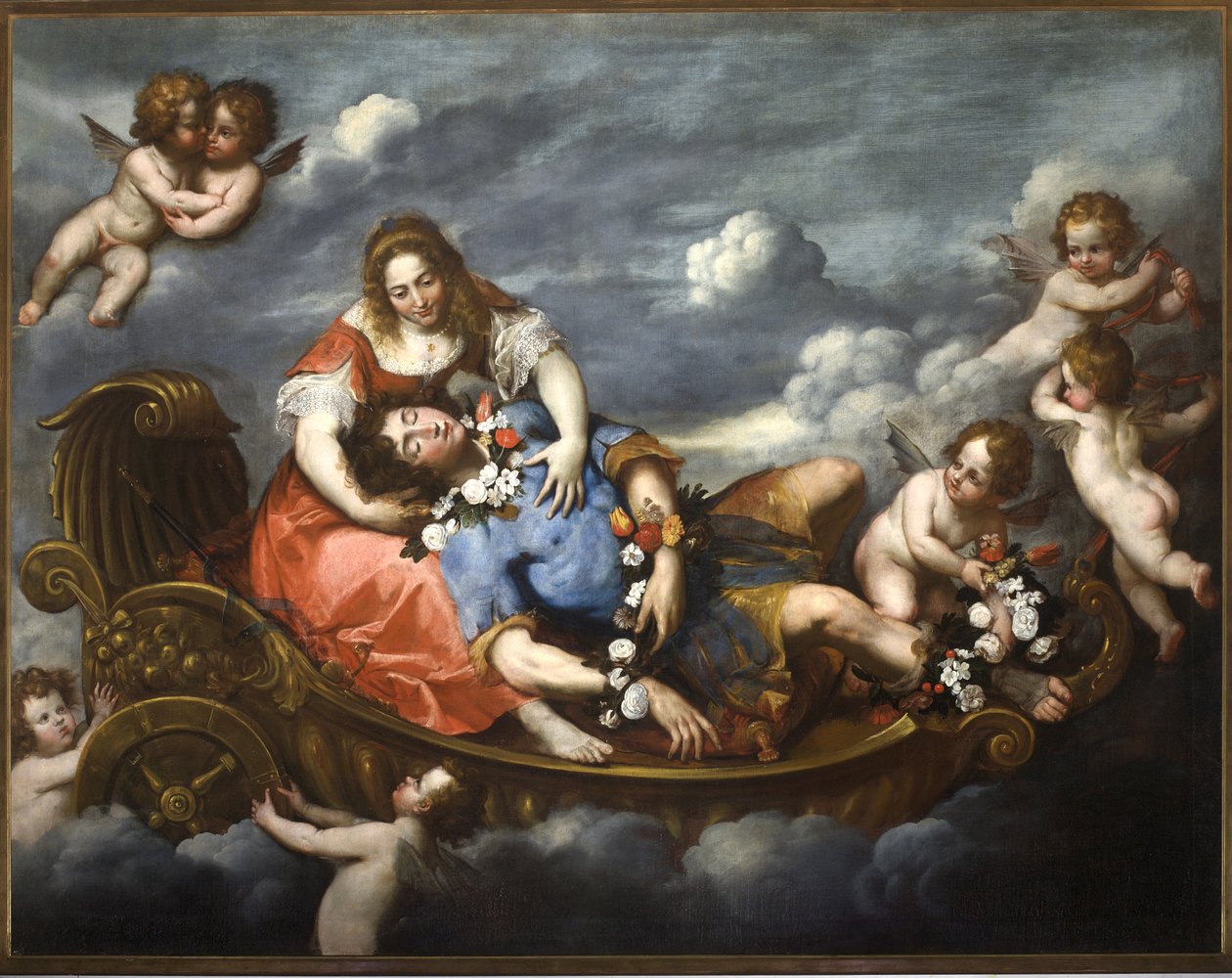 Rinaldo og Armida af Cornelis de Wael