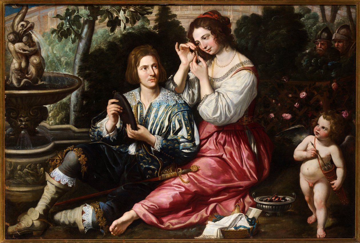 Rinaldo og Armida af Cornelis de Wael