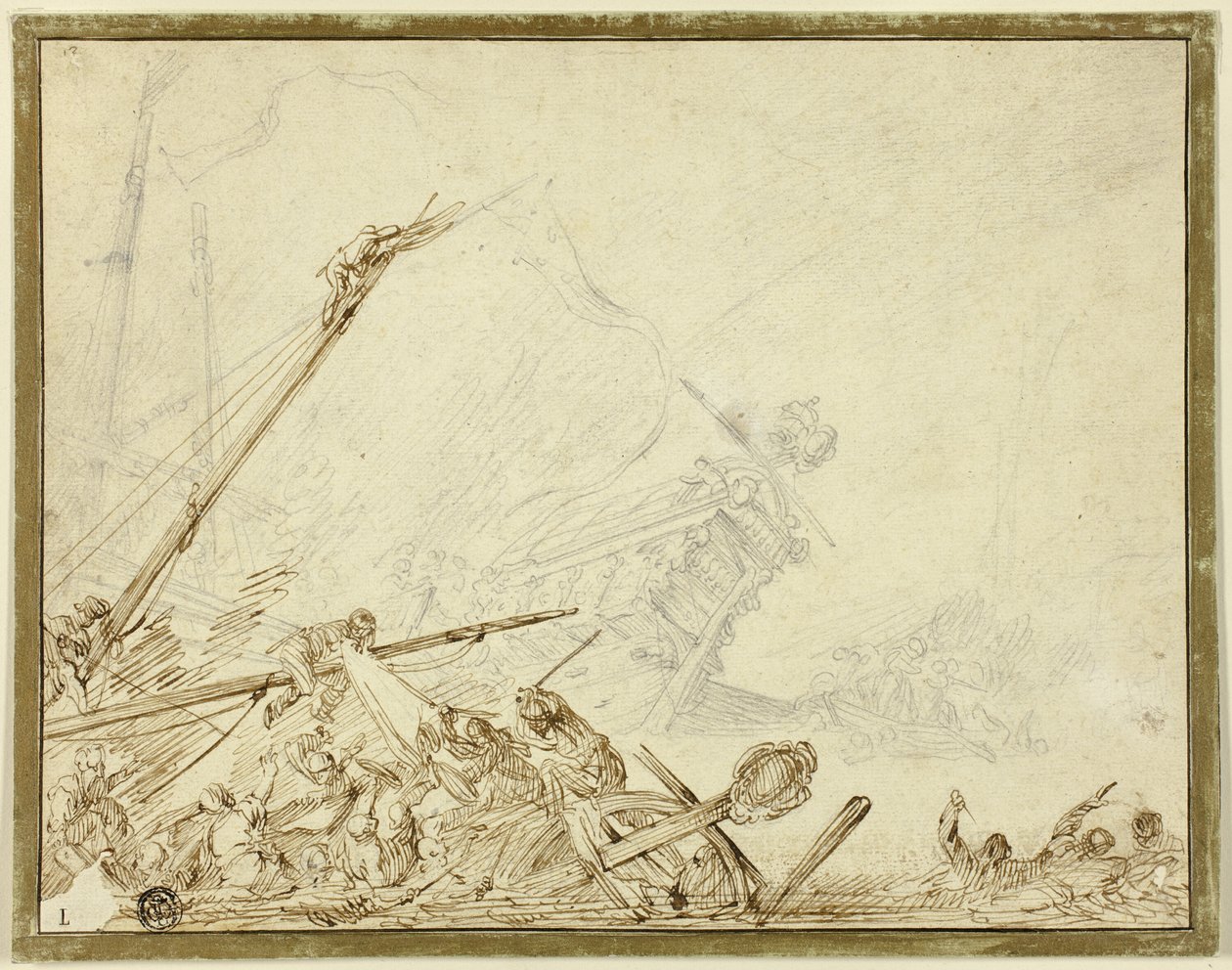 Skibsvrag af Cornelis de Wael