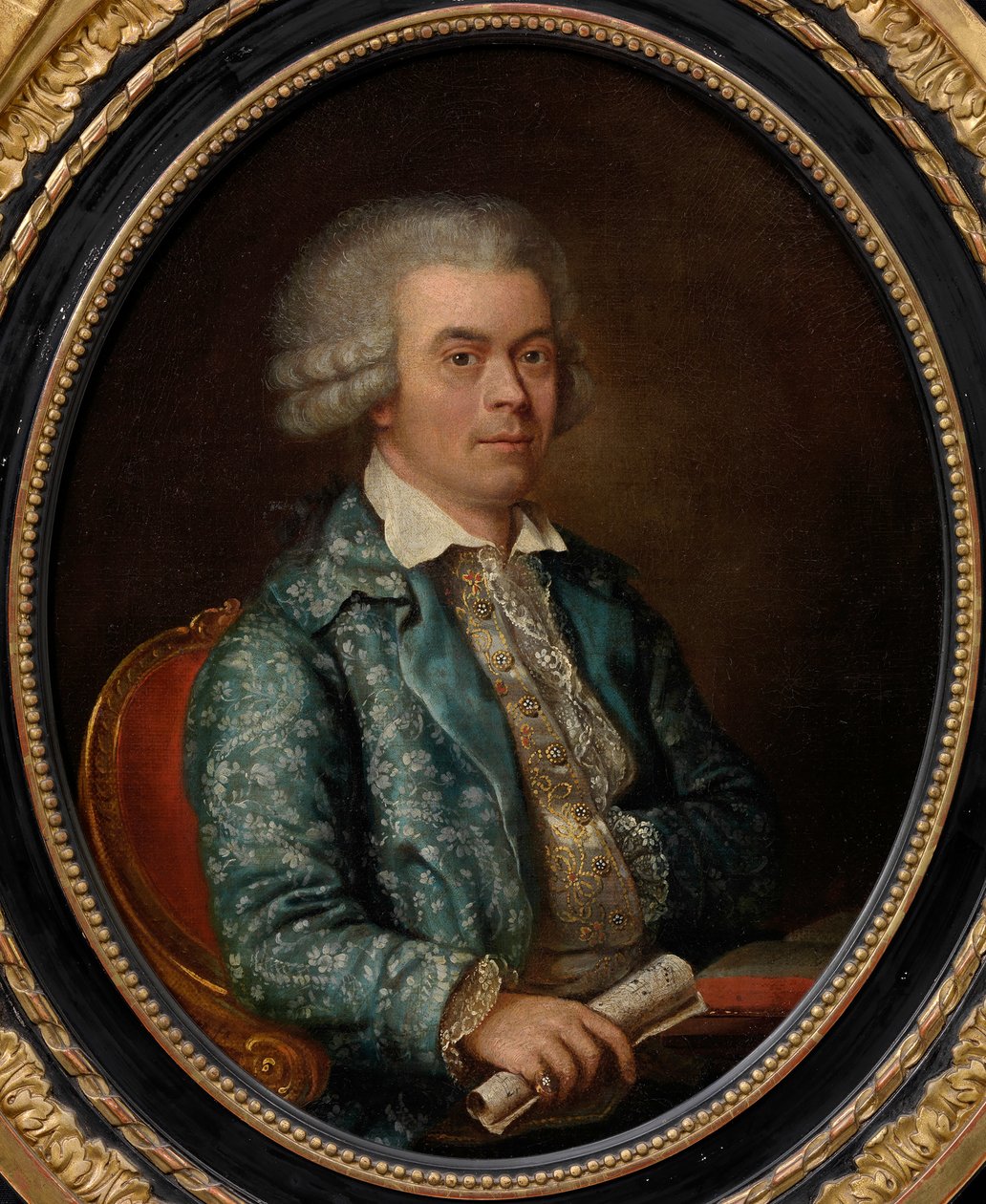 Portræt af komponisten André Ernest Modeste Grétry 1741-1813, ca. 1786-88. af Cornelis van Cuylenburgh