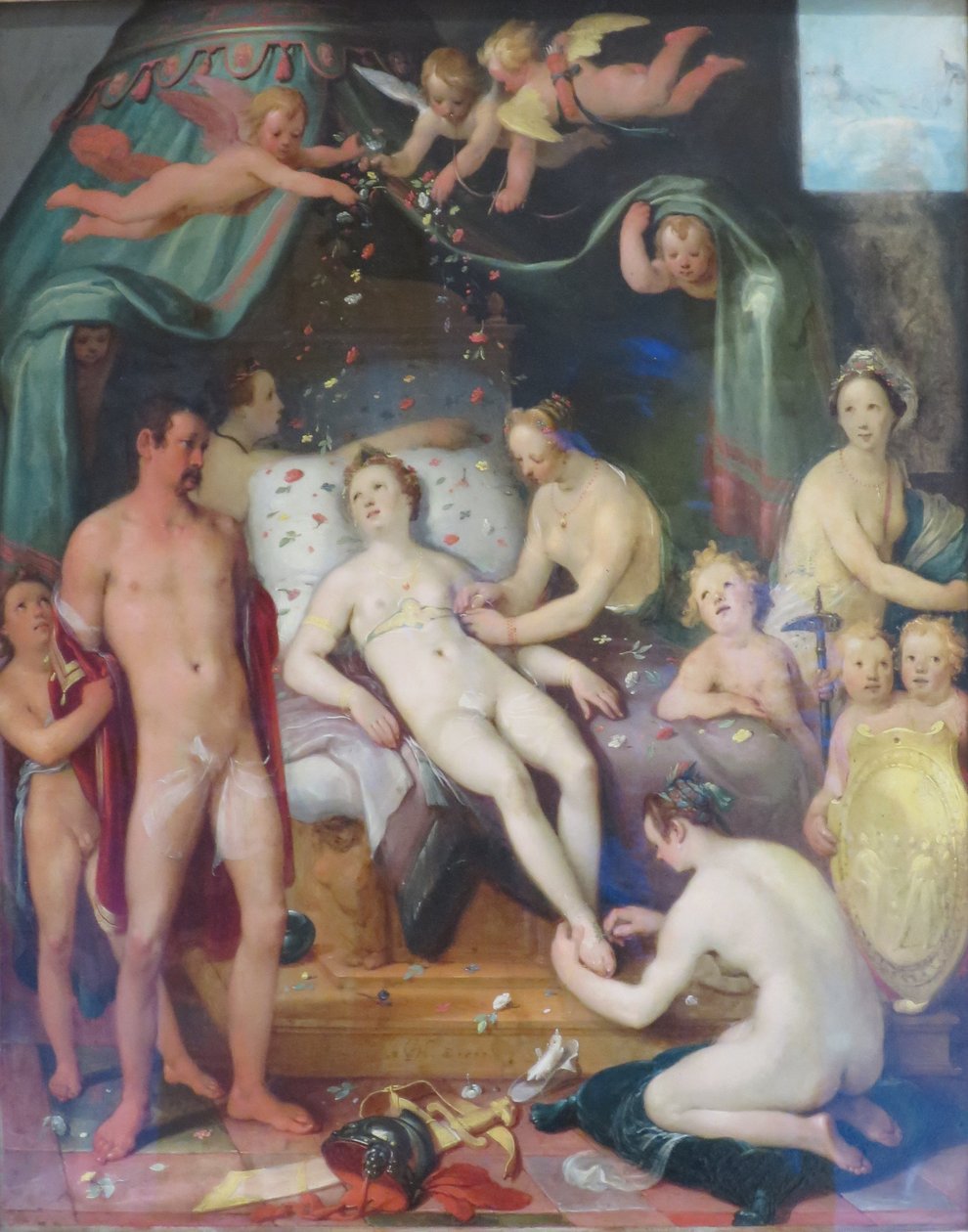 Mars og Venus af Cornelis van Haarlem