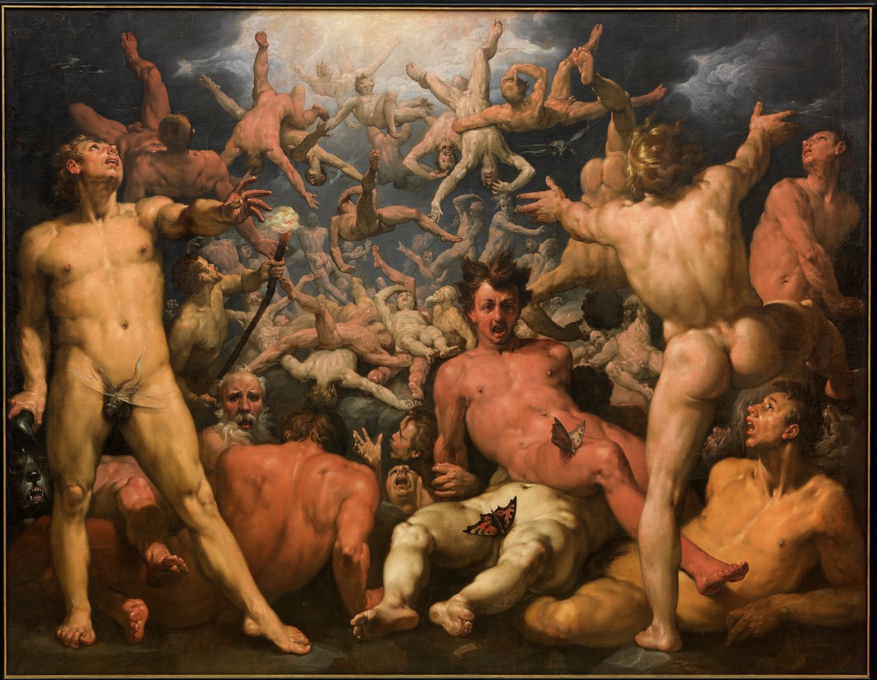 Titanernes fald af Cornelis van Haarlem