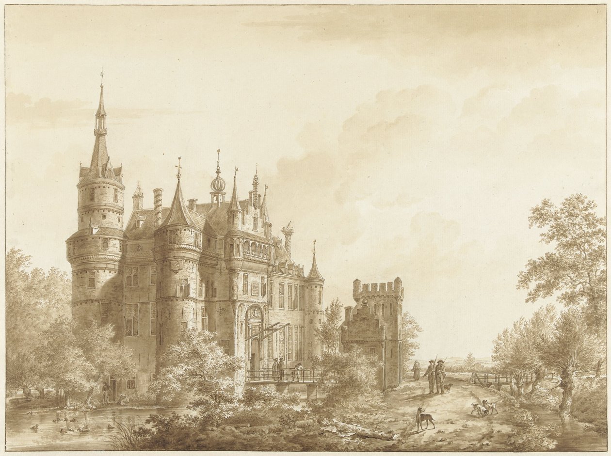 Slottet Wijk bij Duurstede (?) af Cornelis van Hardenbergh