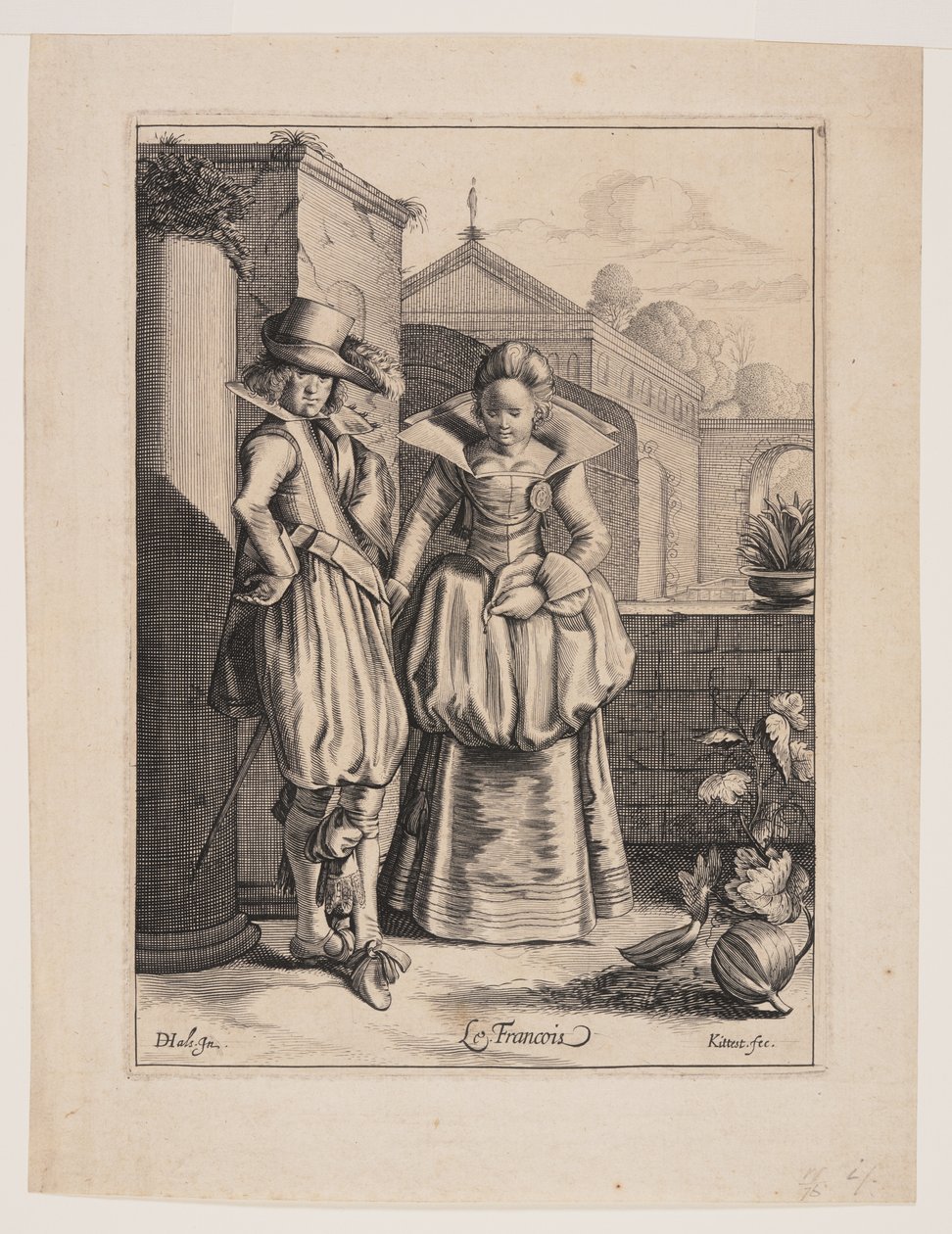 Le François (Den franske) af Cornelis van Kittensteyn