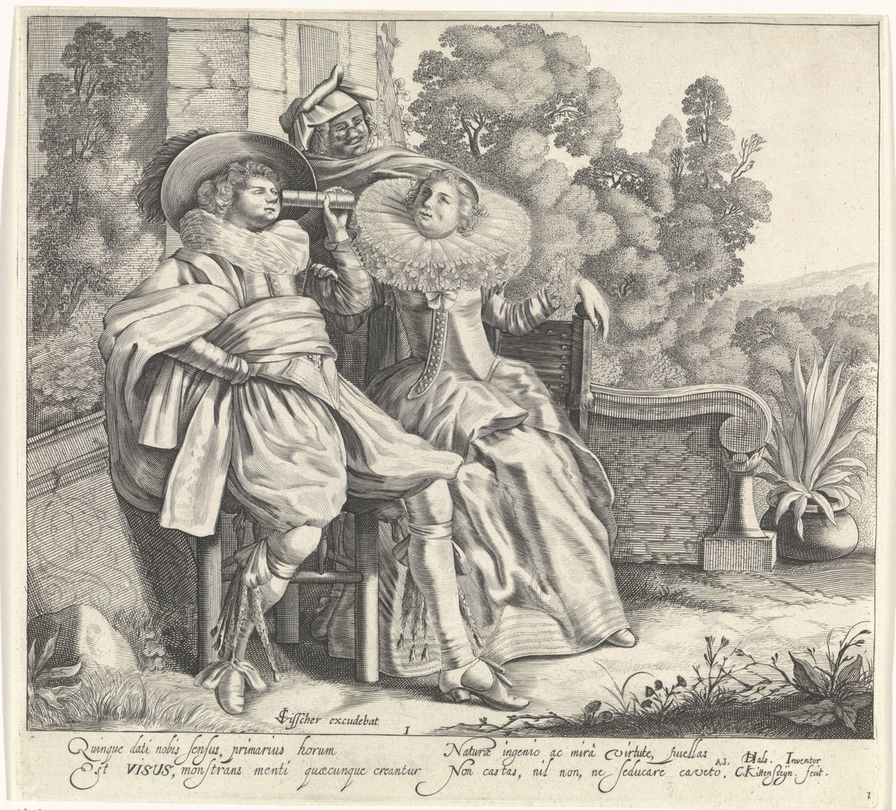 Syn / Ansigtet Five Senses (serietitel) af Cornelis van Kittensteyn
