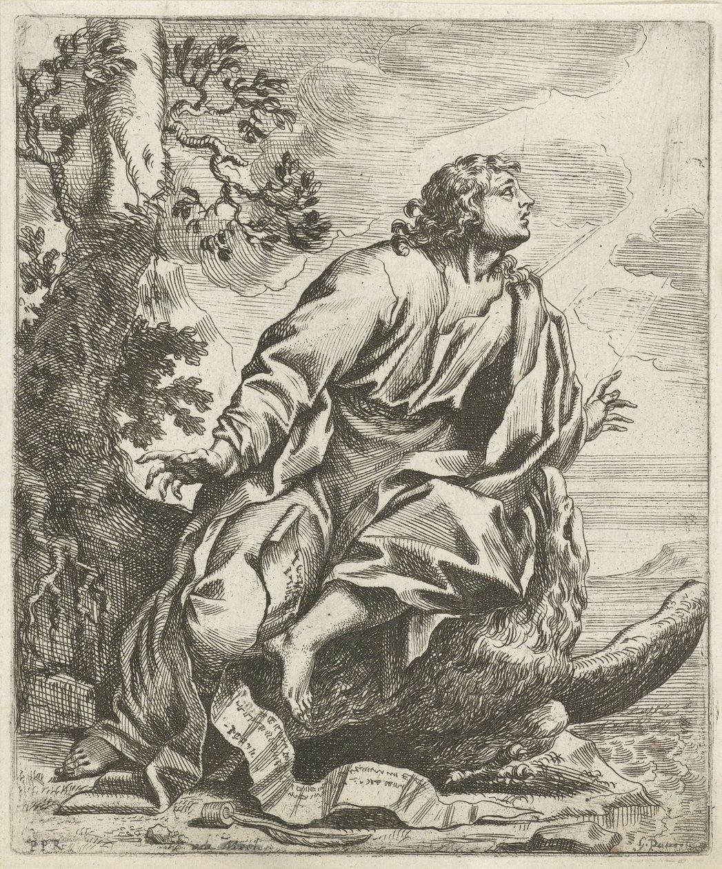 Johannes evangelisten af Cornelis van Merlen