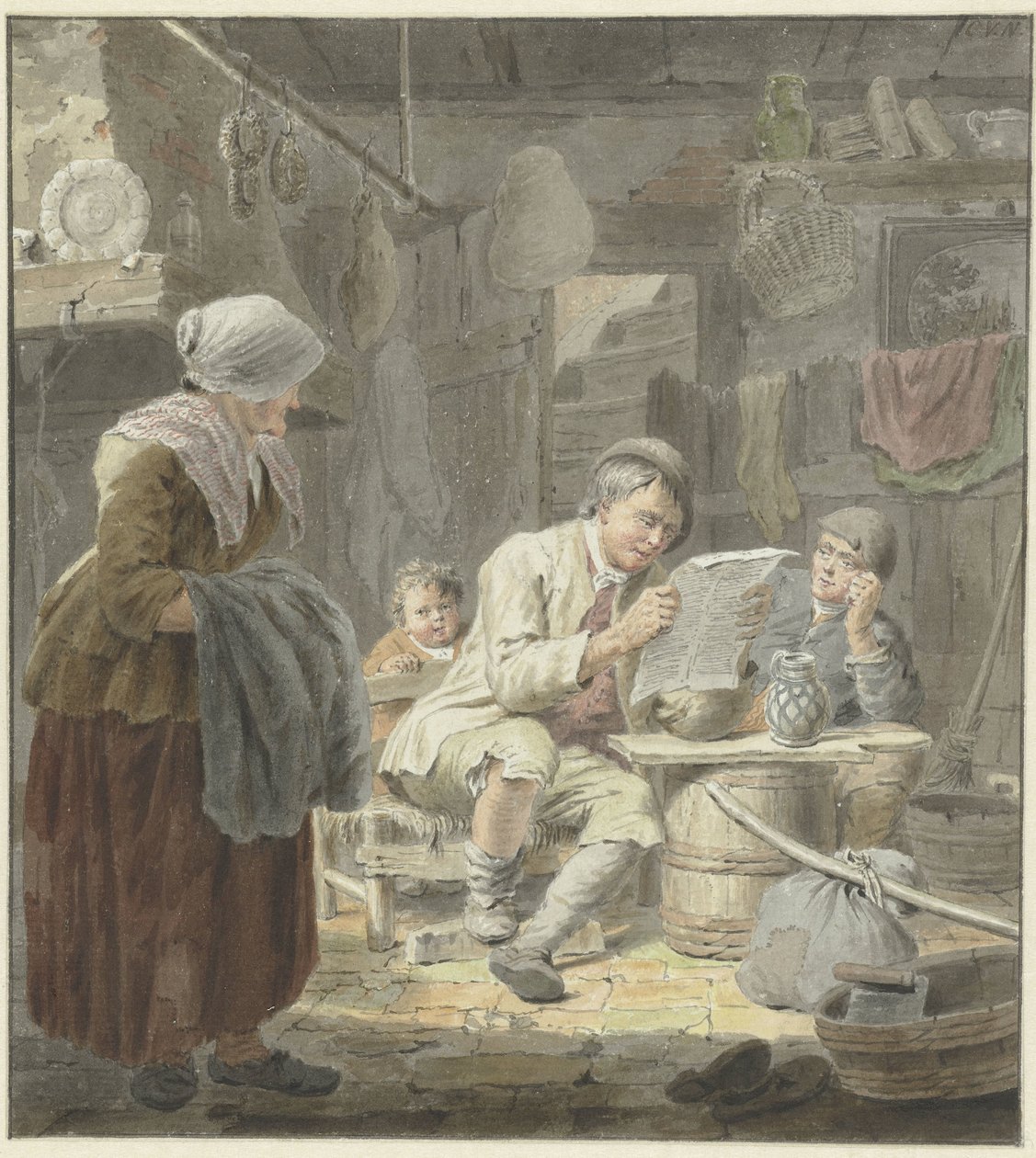 Avislæseren af Cornelis van Noorde