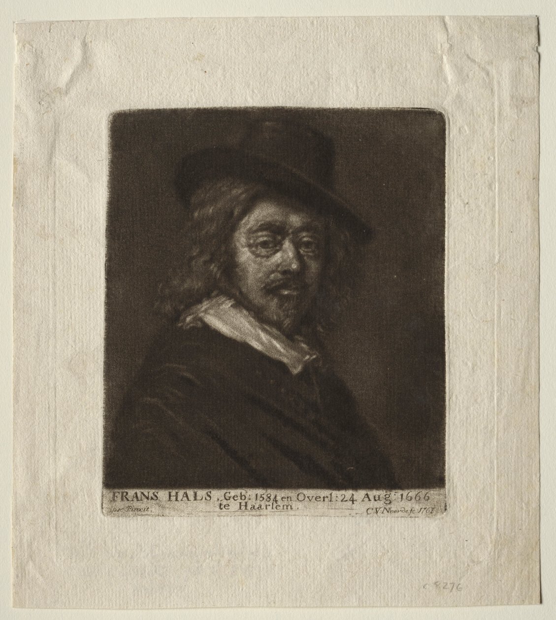 Frans Hals, 1761. af Cornelis van Noorde