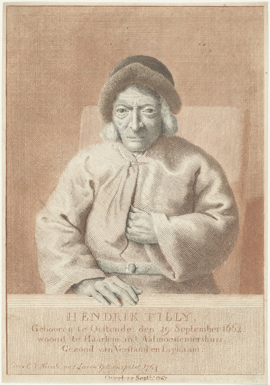Portret van Hendrik Tilly af Cornelis van Noorde