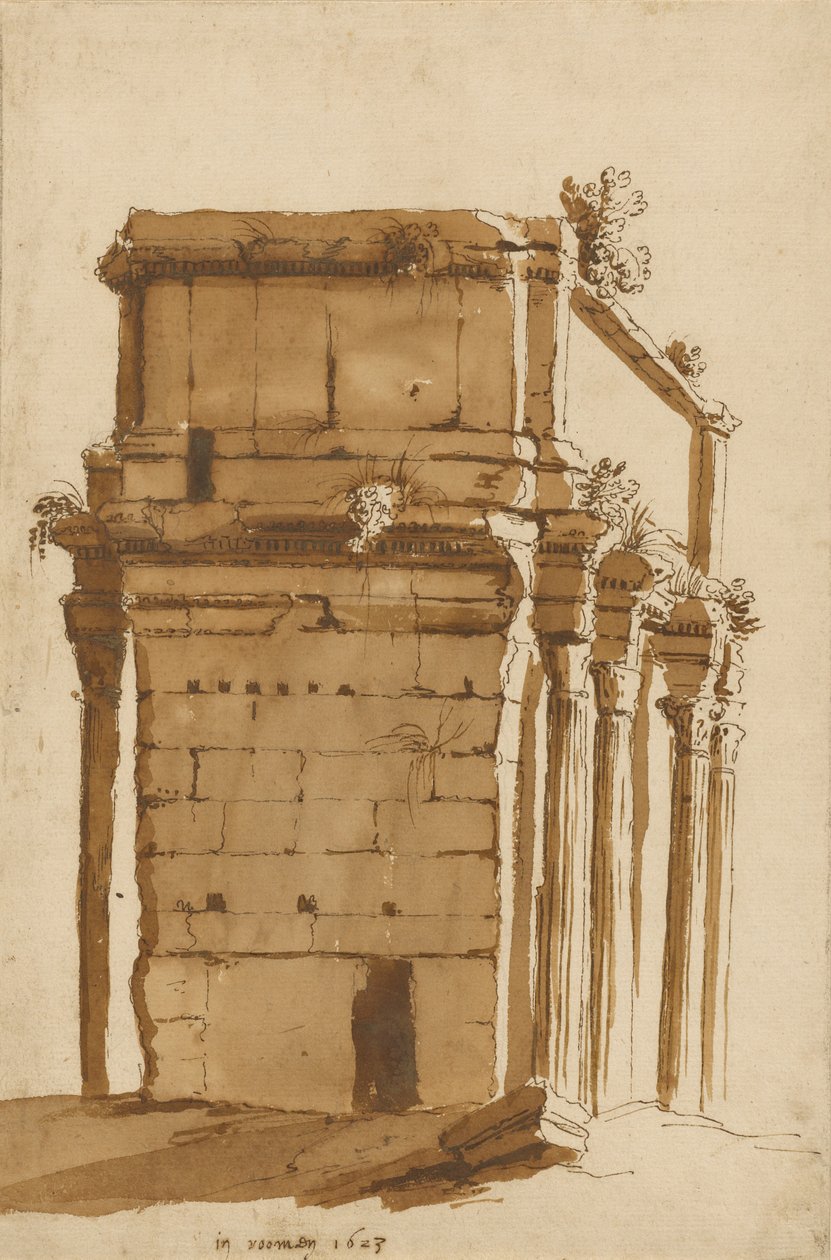 Buen af Septimius Severus, Rom af Cornelis van Poelenburgh